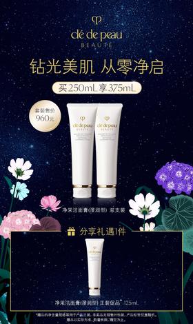 CPB肌肤之钥净采洁面膏双支套装