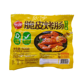 思念500g玉米味脆皮烤肠