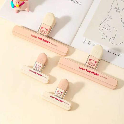 4楼Eubelle欧蓓 川岛屋&lulu猪联名 食品封口夹食物密封夹塑料袋茶叶薯条零食夹子 活动价：8.8-10.8元 商品图3