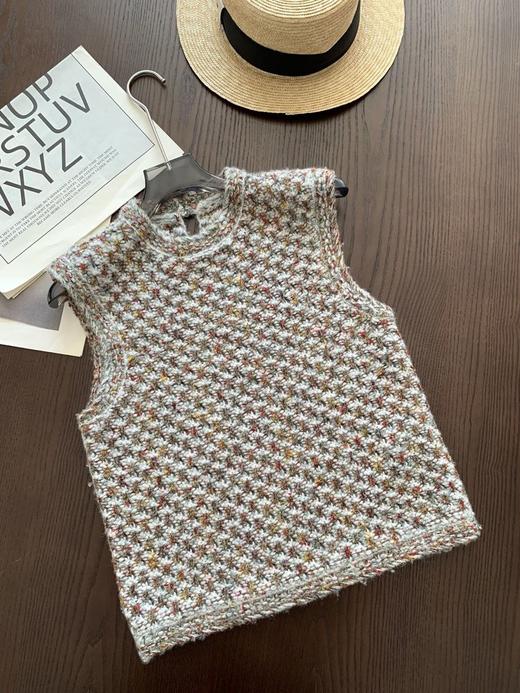 YS2000-羊毛绒钩针编织无袖上衣【Hera&Song】 商品图0