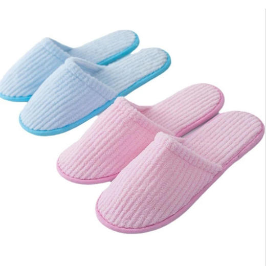 星级酒店珊瑚绒一次性拖鞋美容院民宿待客人用加厚防滑可洗澡拖鞋 商品图4