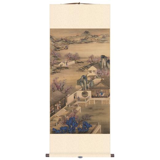 安徽博物院馆藏 沈铨荷塘鸳鸯  冬暖画艺术客厅装饰画创意礼物 商品图10