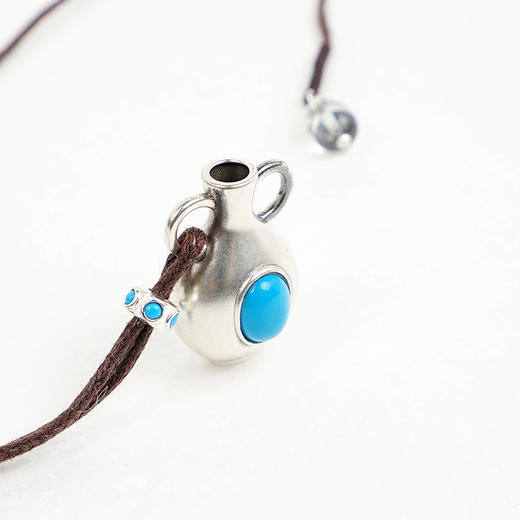 EnSage 925银 松石壶吊坠项链 商品图3