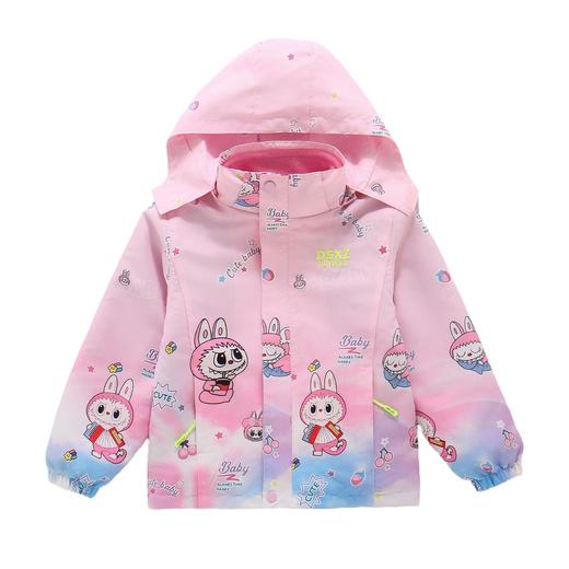 女童外套春秋款2025新款洋气秋装中大童三合一加绒加厚秋季冲锋衣 商品图4