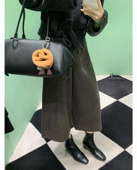 特定新款超有女人味纯皮羊猄皮加绒猫跟短靴 商品图7