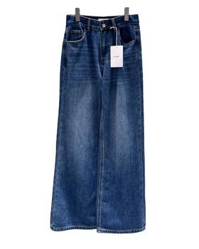 女款刺绣牛仔裤长裤la008