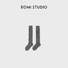 ROMISTUDIO秋冬绵羊毛小腿袜舒适柔软弹力中筒袜RWCWP36898 商品缩略图0