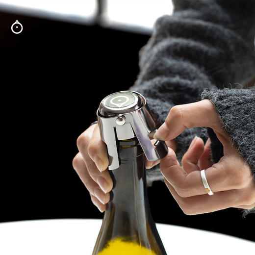 企鹅市集|定制通用葡萄酒酒塞 起泡酒静态酒通用 食品级硅胶 耐用不锈钢 隔绝氧气 保存气泡 商品图2