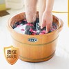 橡木泡脚桶家用冬季木桶足浴桶木质实木过小腿高深养生木质洗脚盆 商品缩略图3
