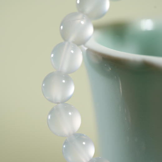 一念七宝 辞忧 | 冰莹雪种荔枝冻南红手串 商品图1