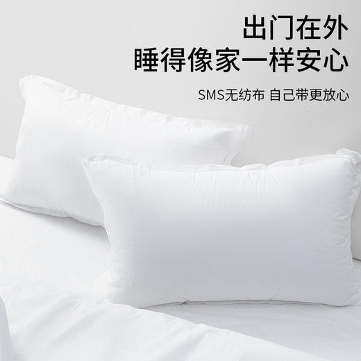 一次性枕套旅行枕巾加厚隔脏无菌家用枕头套火车卧铺酒店床上便携 商品图3