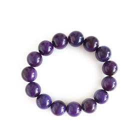 【天然正品】舒俱来天然收藏级皇家帝王紫圆珠约12.8MM舒俱来手串12.8MM（皆取最大值）女士281125NJM03