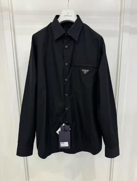 男款三角标长袖衬衫he020