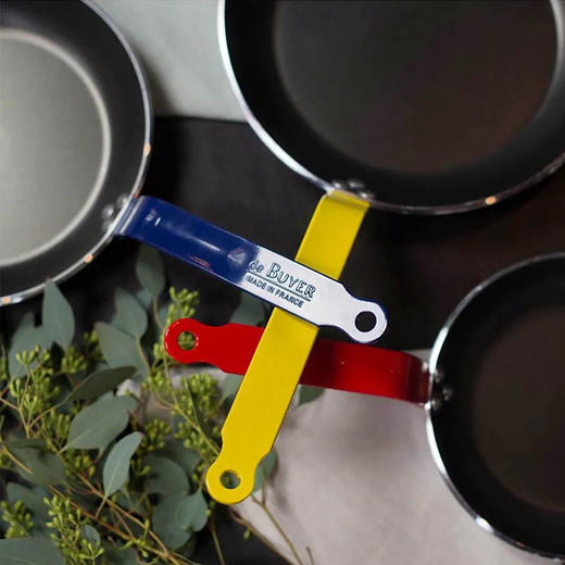 DeBuyer德佰尔 CHOC-C炫彩4mm （电磁炉不可用）锻造铝-圆形不粘铝煎锅 商品图8