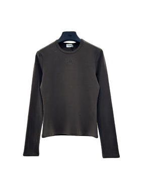 女款全棉刺绣打底长袖T恤zo008