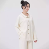 【素道有机棉 女士家居服套装】 翻领长袖纽扣开衫  舒适透气 SGWT0015  不染色 环保禅意[漳州仓] 商品缩略图3