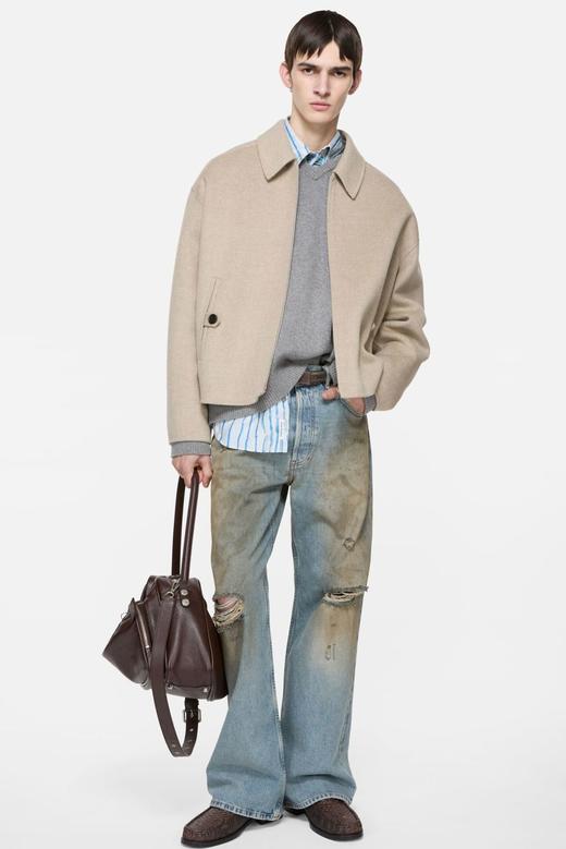 男款羊绒大衣外套zh001 商品图3