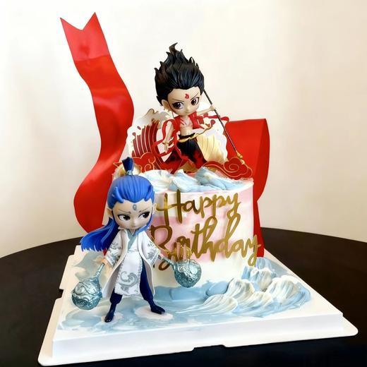 【新款】超燃哪吒敖丙主题蛋糕 | 把国漫风搬进蛋糕界，成为生日里最难忘的注脚 商品图4