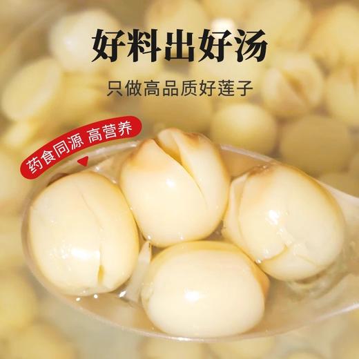 在菌屋 正宗湘潭白莲200g 无需泡发 炖煮粉糯不苦 商品图2
