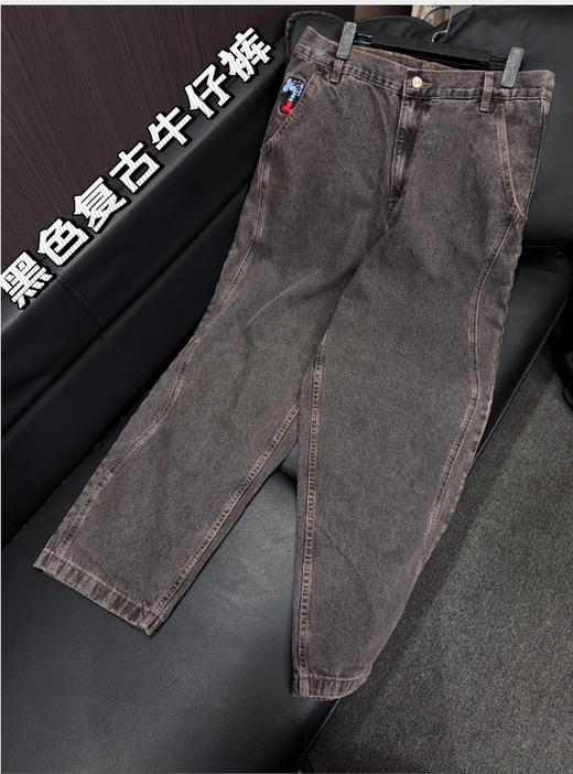 显瘦百搭时尚潮流牛仔裤 商品图0