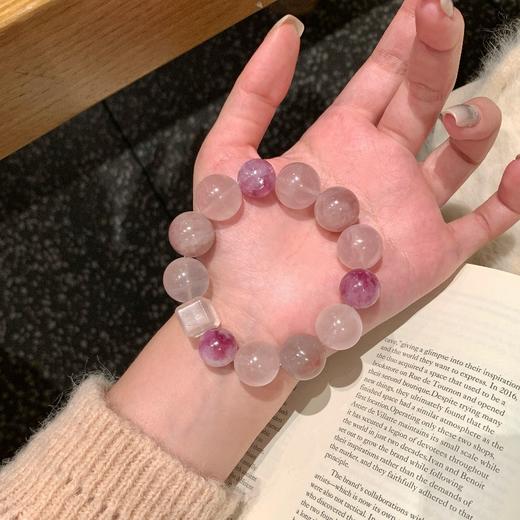 ARSIS｜晶石系列 紫云开运·紫水晶祖母晶串珠手链 商品图4