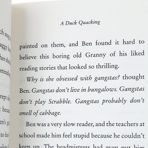 了不起的大盗奶奶 英文原版 Gangsta Granny 大卫少年幽默小说系列 罗尔德达尔继承人David Walliams 商品图3