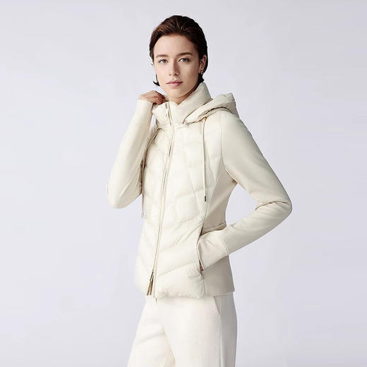 123-6 拼接轻薄短款鹅绒服 商品图9