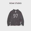 ROMI STUDIO“随性两穿”竹节棉织染撞色小v领套头卫衣 RWCASY6442 商品缩略图0