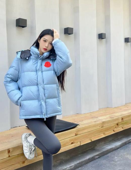 蒙口 袖子可拆卸 二合一 连帽羽绒服（MT） 商品图2