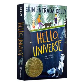 Collins 你好宇宙 英文原版 Hello Universe 纽伯瑞金奖 中小学生课外小说阅读 儿童文学插画小说 个性与友谊 英文版进口英语书傻狗温迪克