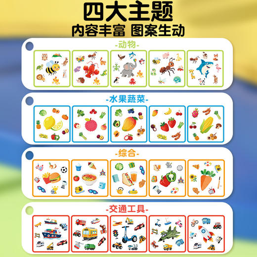 4盒巨划算！【严选安全加厚白卡纸❗️锻炼孩子各种能力】疯狂对对碰卡牌动物卡片儿童专注力训练幼儿益智桌游亲子游戏玩具。jb 商品图3