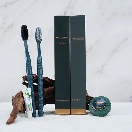 纸盒装一次性牙刷牙膏洗漱沐浴用品旅行套装一整套酒店用品消耗品 商品图3