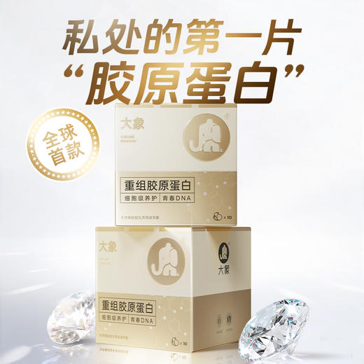 【双旦狂欢·钜惠来袭】【新品上市】大象胶原蛋白套 重组胶原蛋白 细胞级养护 水润丝滑 商品图1