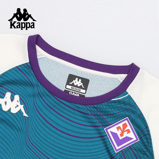 Kappa 男2025新款训练短袖球衣夏季休闲透气运动拼接t恤382D1CW 商品图3