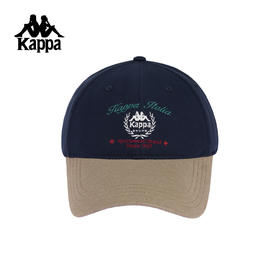 Kappa 2025新款撞色棒球帽男女鸭舌帽显脸小休闲遮阳帽K0GW8MB08