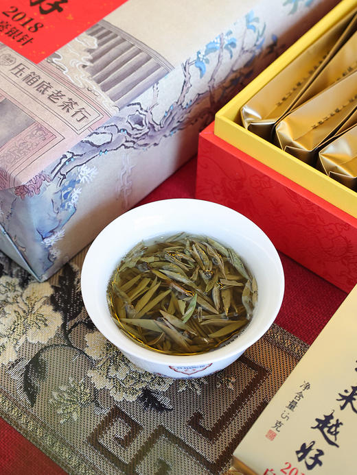 压箱底老茶 越来越好 2018 白毫银针 福鼎老白茶 礼盒装/18泡 商品图6