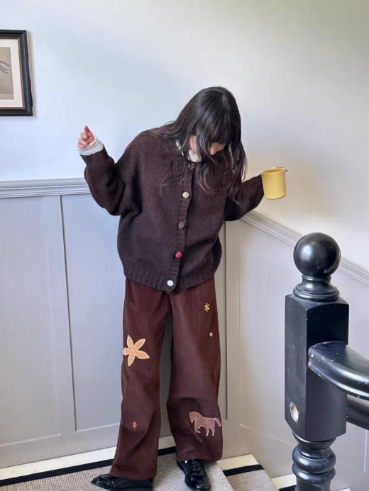 nothe Case布然/NC253221/「酒心冰糖」复古单排彩扣毛衣开衫 商品图3