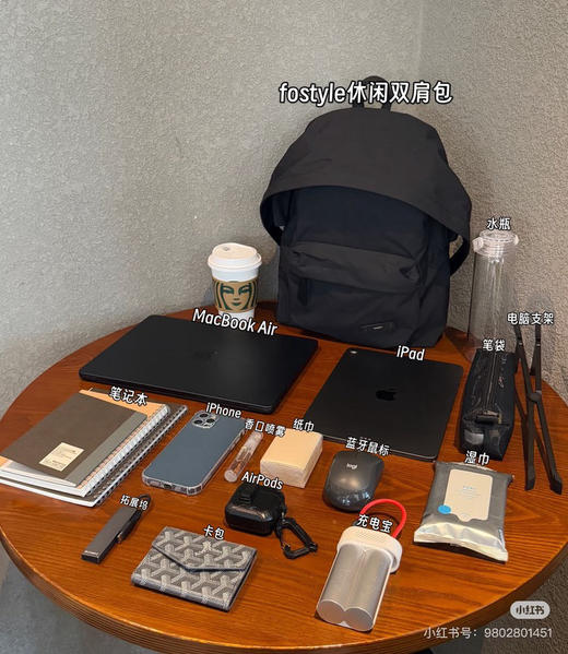 正品一批菩提说fostyle帽檐双肩包书包112803 商品图2