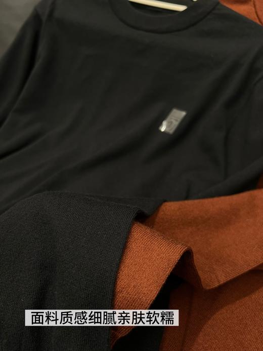 圆领纯色打底衫上衣 商品图1