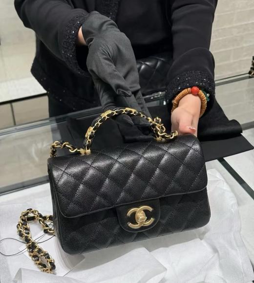 年度重磅  25b手柄minicf  意大利进口元皮  手提斜挎包 商品图2