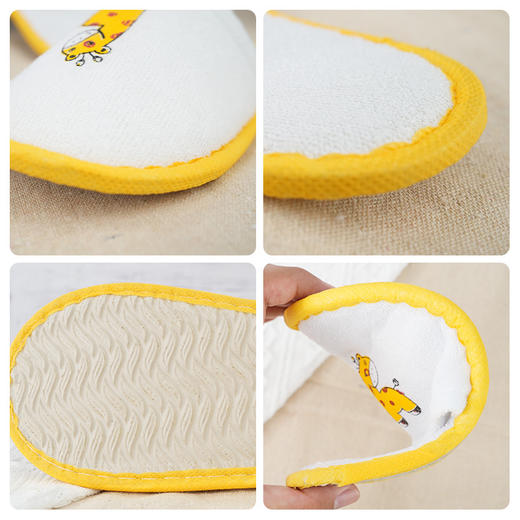 卡通可爱一次性儿童拖鞋加厚防滑酒店专用居家待客人用男女款批发 商品图1