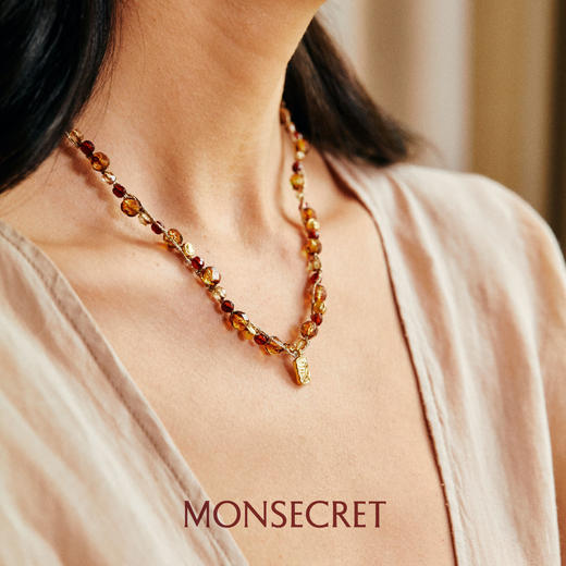 MONSECRET 寻迹 棕榈辉光项链 商品图1