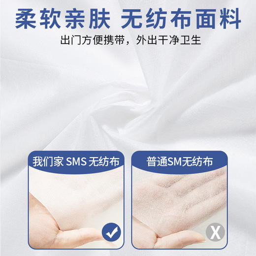 一次性床单被套枕套酒店三件套四件套双人床大床房膈脏旅游必备品 商品图1