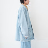 YOKE Vintaged Denim Coverall 复古水洗加工牛仔廓形工装大衣 商品缩略图1