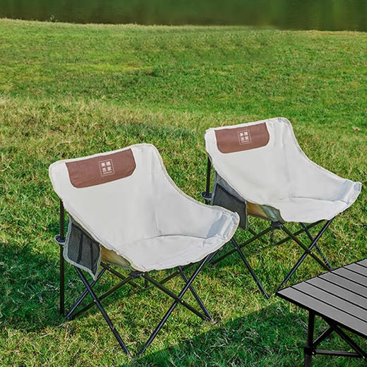 美穗吉家 户外折叠桌椅套装（一桌两椅）月亮椅 商品图3