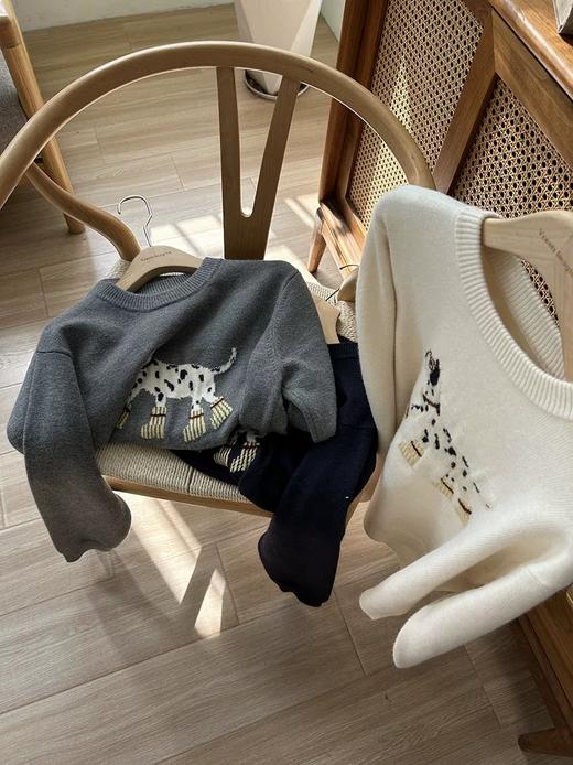 老米优品🎈3-5天！小细节里藏着少女感《10%绵羊毛🐏 韩里韩气“ 斑点狗” 毛衣》谁能抗拒这样的减龄少女复古款吖~MY251203A 商品图8