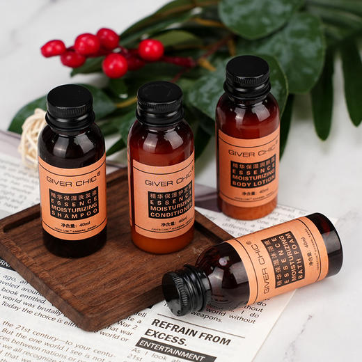 高端酒店宾馆民宿spa店专用一次性洗漱用品套装高档型纸盒装批发 商品图3