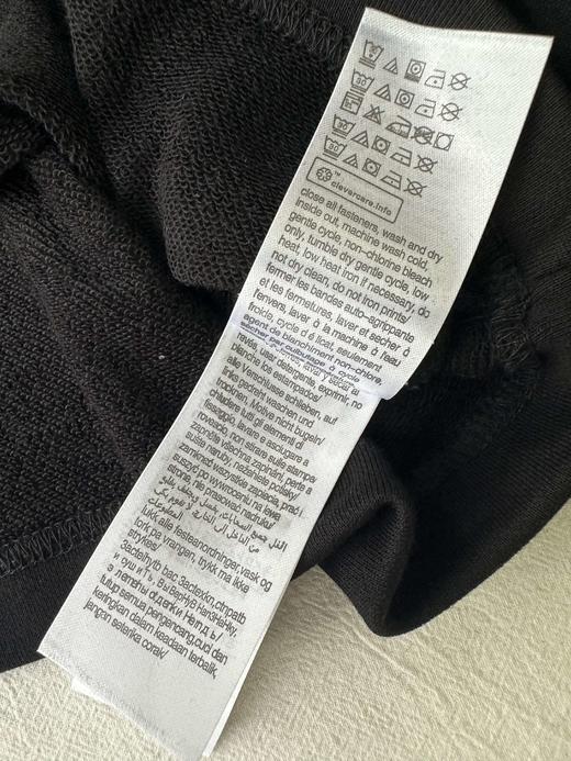 贝壳三 字母印花logo毛圈翻领卫衣辣妹短款宽松长袖上衣C120315 商品图11