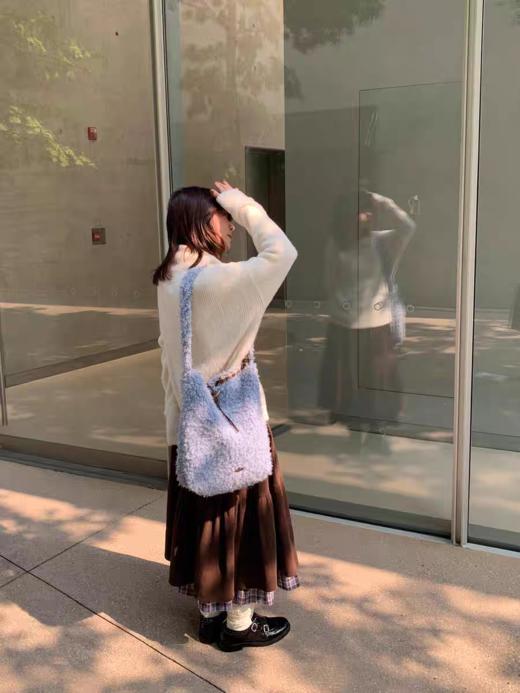 nothe Case布然/BLJS277/「布鲁集市」软糯毛呢大容量斜挎包 商品图1