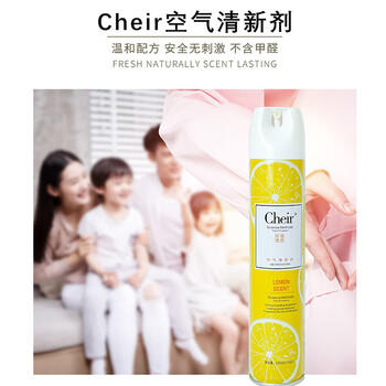 CHEIR柠檬空气清新剂去除异臭味家用室内外厕所卧室汽车清新370ml 商品图4